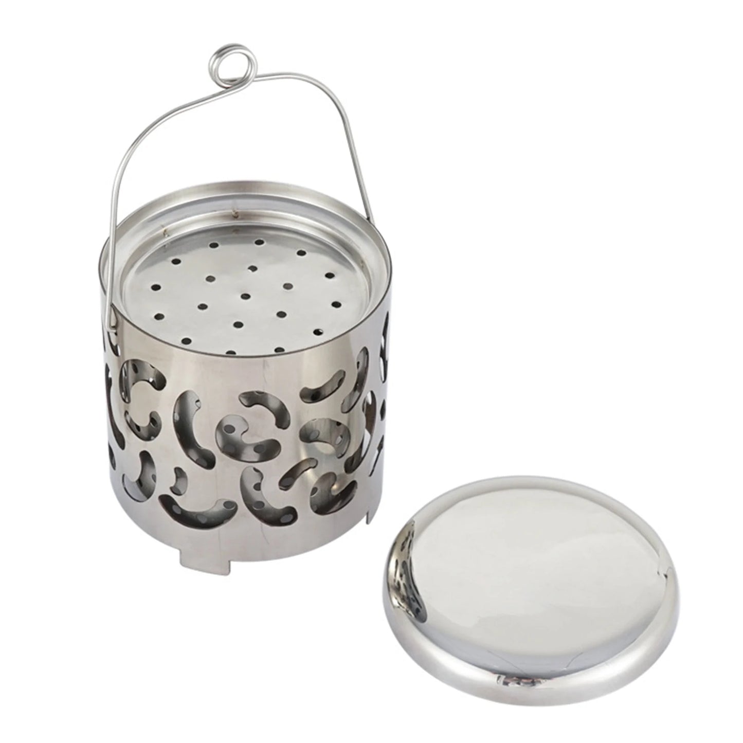MOJOYCE Stainless Steel Camping Mini Heater For Tent Heating Stove