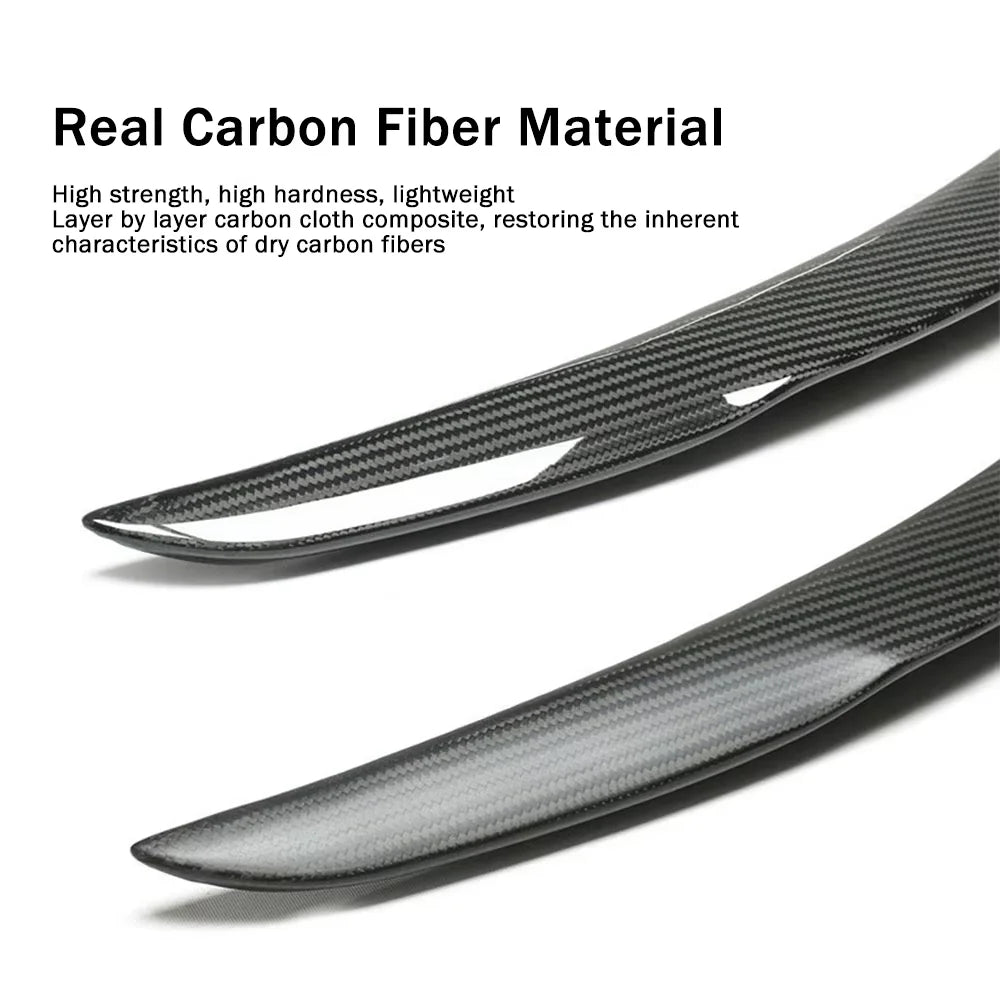 High-Con Concerned Chemical Tesla Model Y Juniper Spoiler Real Carbon Fiber
