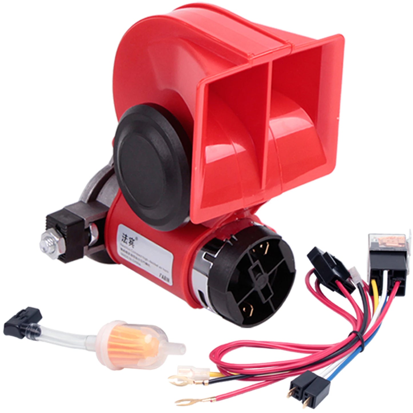 FARBIN Snail Air Horn With Compressor 12V 150dB Dual Tone
