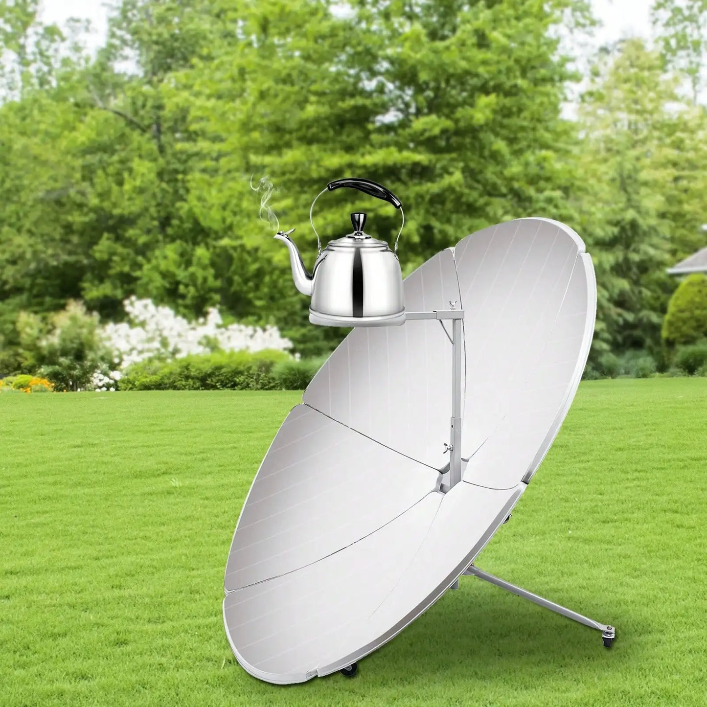 Solar Parabolic Sun Oven Camp Stove Outdoor Barbecue