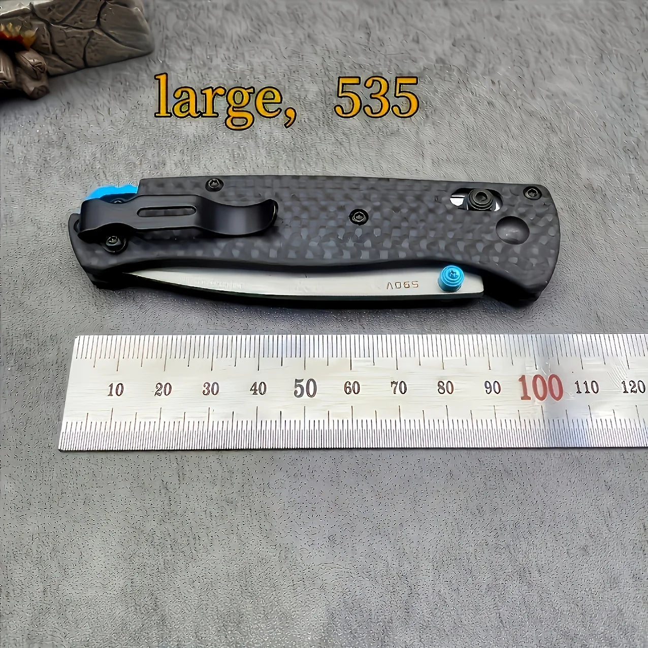DIY Supplies Folding Knife BM 535 533 Shaft Lock S35V Carbon Fiber Handle