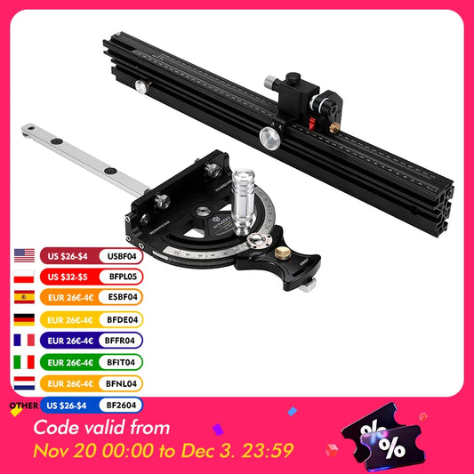 HONGDUI HD-MG21 Miter Gauge For Woodworking Table Saw Router Table