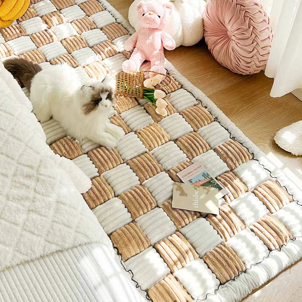 PETRAVELCN Car Seat Dog Bed Mat Warm Anti Slip Washable