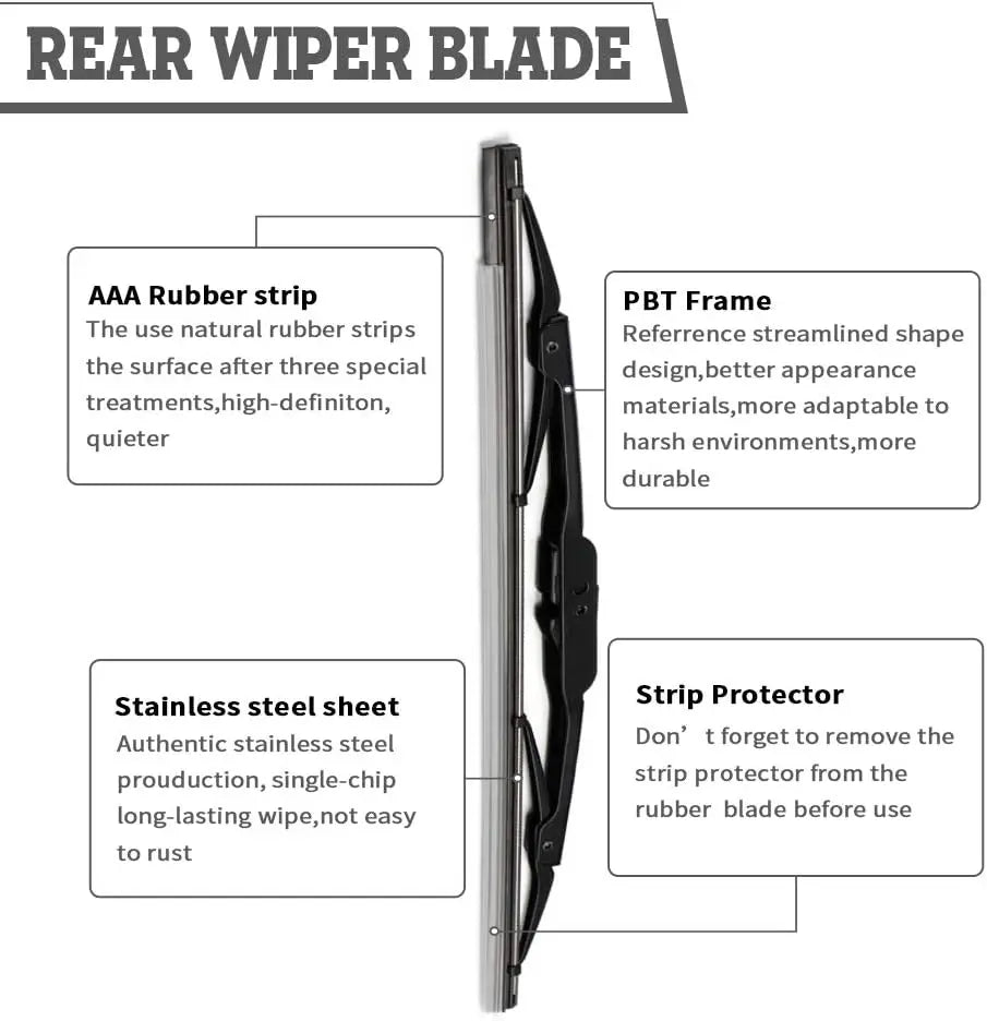 Rear Wiper Arm Nut Set Replacement For Chevrolet Equinox