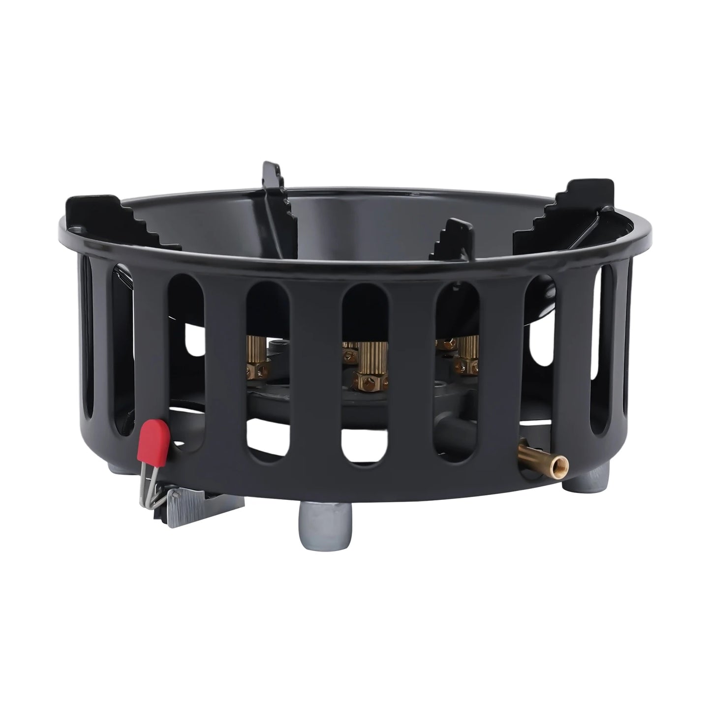 Camping Stove One Burner Portable Cooktop With Three Adapters For Tailgating