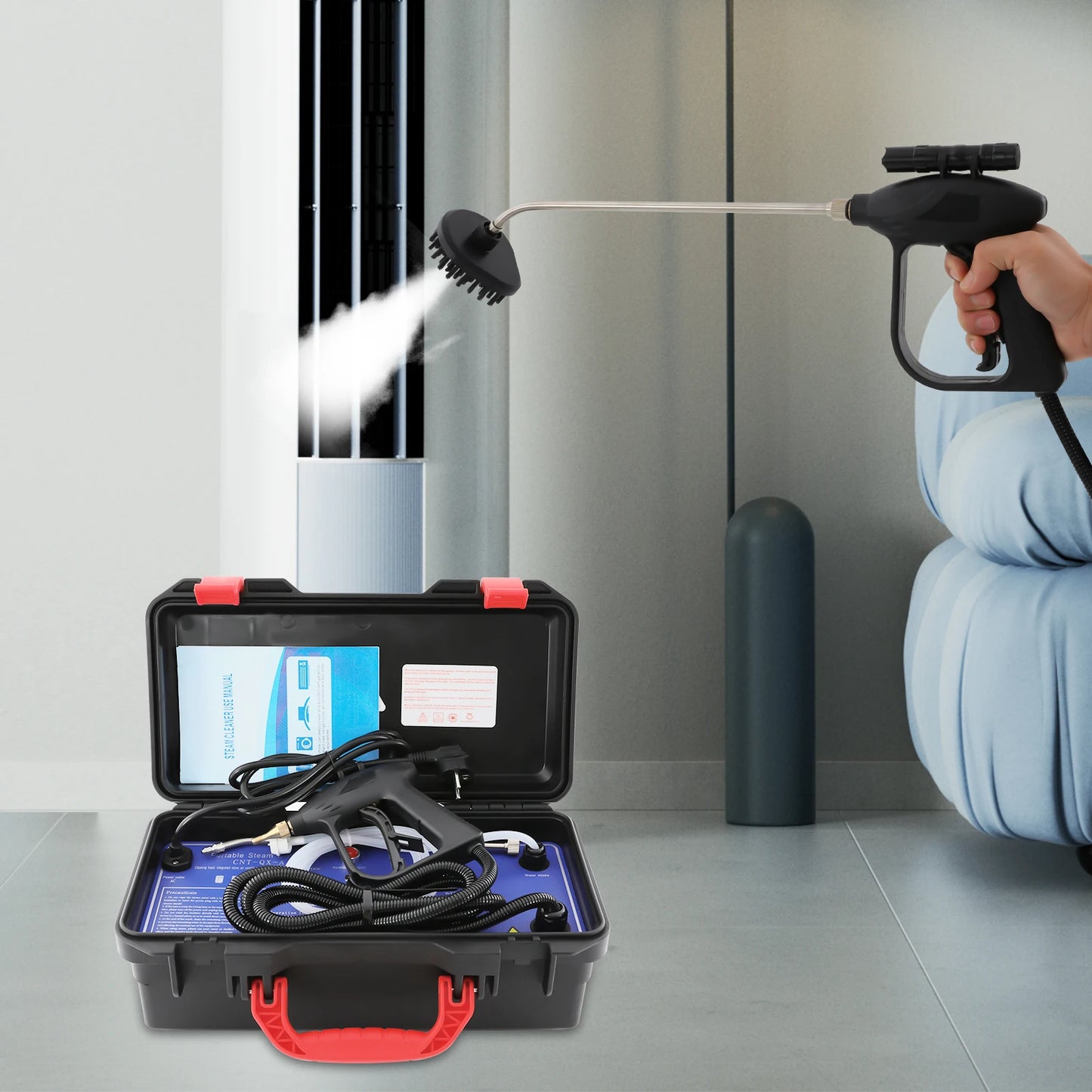 TOOL1SHOooDIY Portable High Pressure Steam Cleaner 5 Bar 3KW