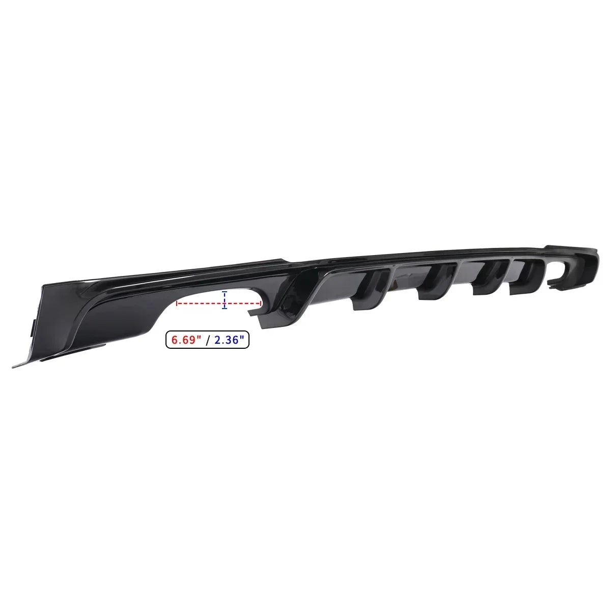 MagicKit M Performance Rear Diffuser Splitter for BMW 3 Series