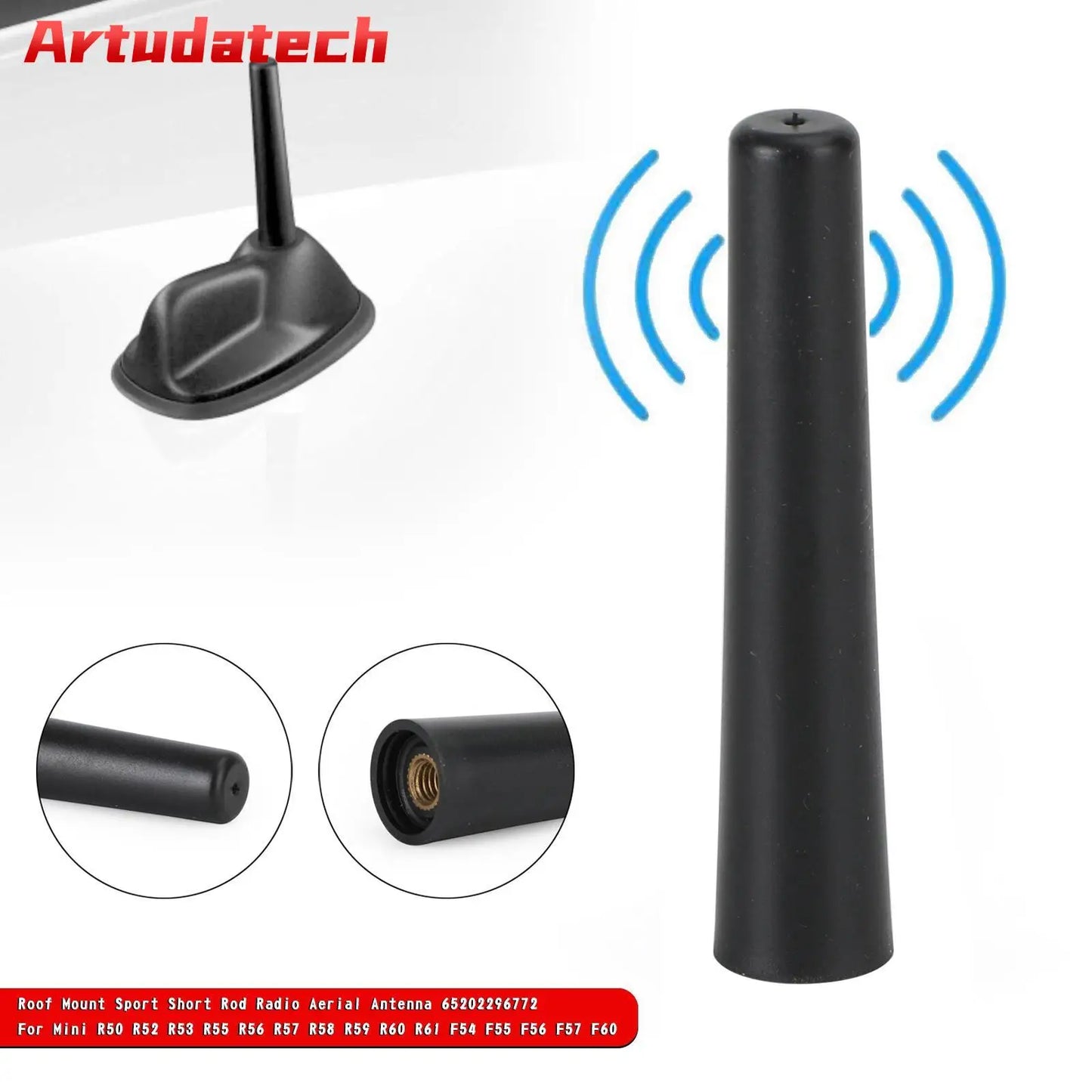 Artudatech BMW Mini Car Radio Aerial Antenna 65202296772