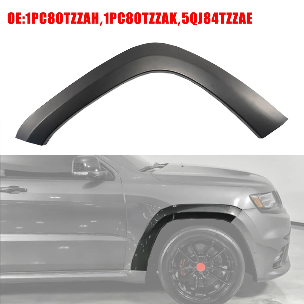 Jeep Grand Cherokee SRT Wheel Eyebrow Fender Body Kit