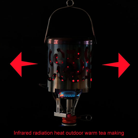 MOJOYCE Stainless Steel Camping Mini Heater For Tent Heating Stove