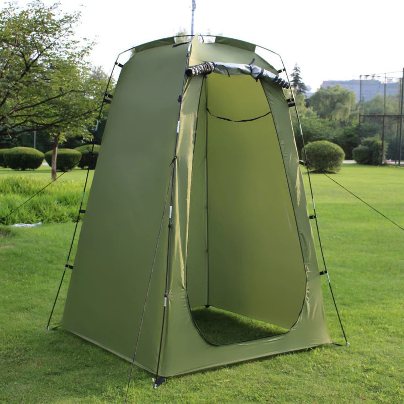Building Outdoor Privacy Shower Tent Waterproof Changing Room For Camping