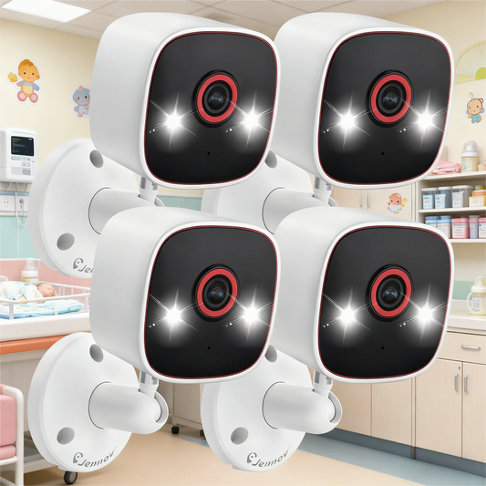 JENNOV 1296P Indoor Outdoor WiFi Camera With 2 Way Audio