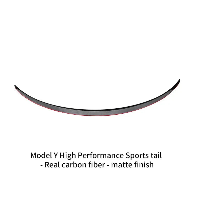 Tplus Tesla Model Y Rear Trunk Spoiler Real Carbon Fiber