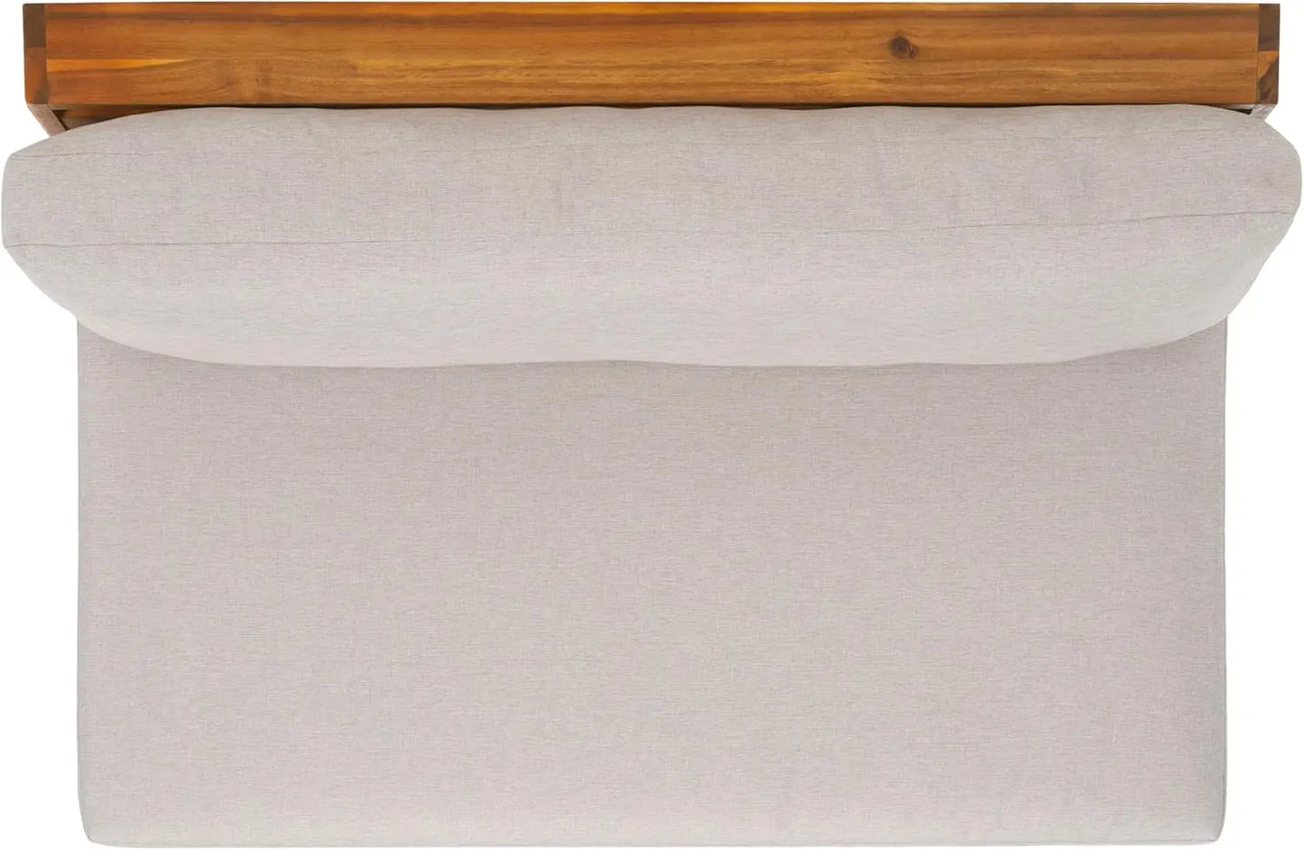Dune Outdoor Solid Wood Two Seat Patio Sofa For Garden Leisure