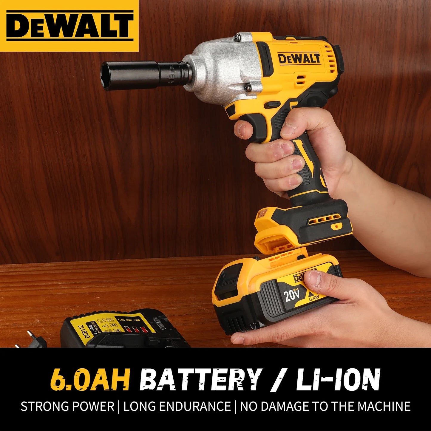 DEWALT DCB206 20V 6.0Ah High Capacity Backup Battery