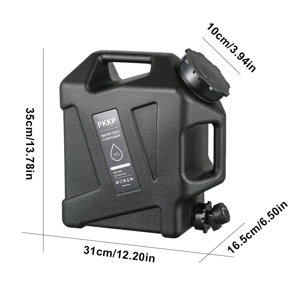 Outdoor Water Tank With Faucet Camping Bin No Leakage