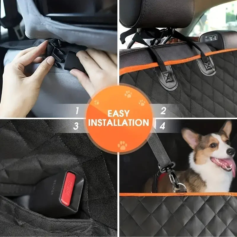 Dog Car Seat Cover Waterproof Nonslip Hammock For Cars And Trucks