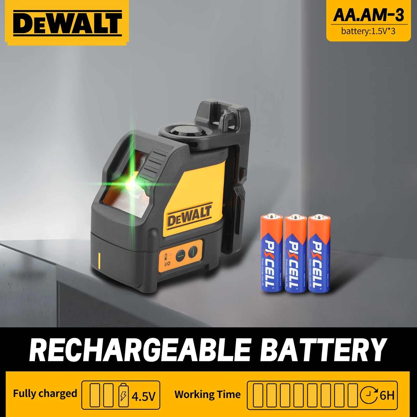 DEWALT High Precision Laser Level for Construction and DIY