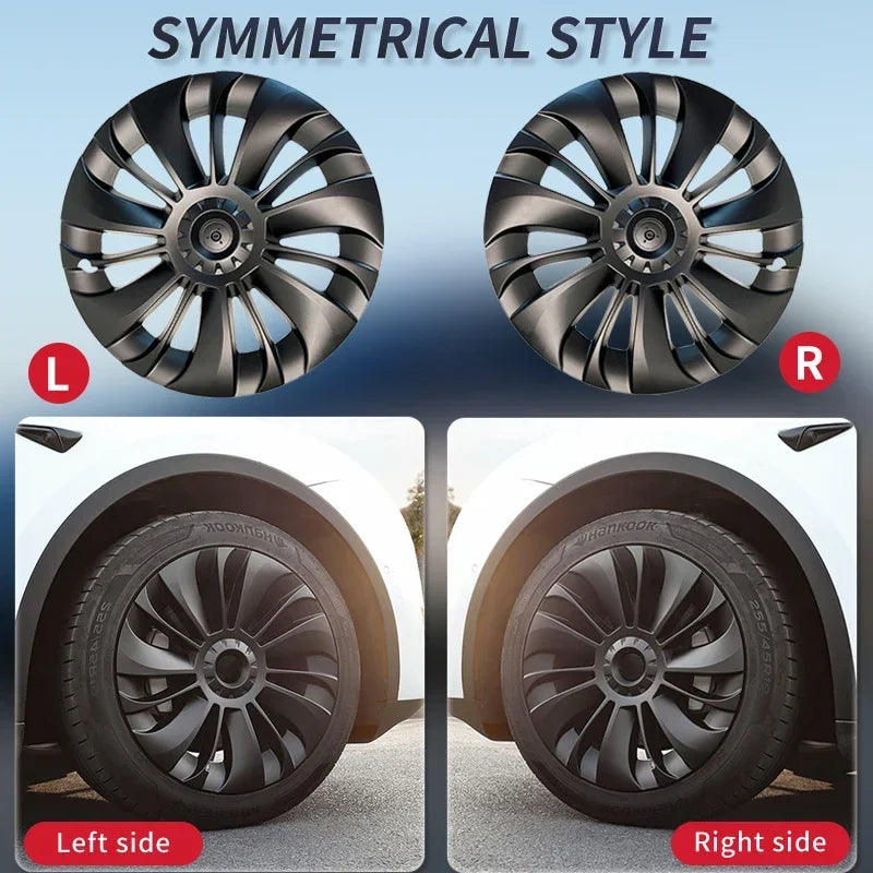 YIKUN 4Pcs Hub Cap Wheel Cover for Tesla Model Y