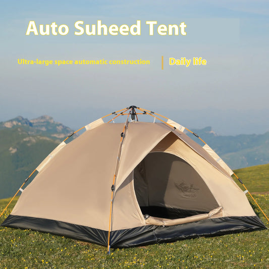 Pakicetus Three to Four Person Windproof Camping Tent Easy Setup
