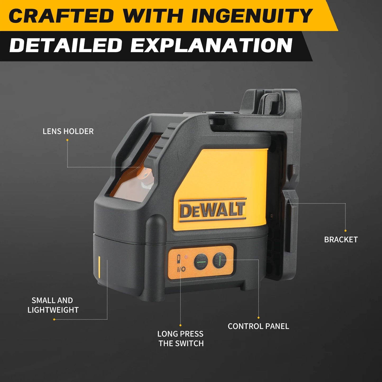 DEWALT High Precision Laser Level for Construction and DIY