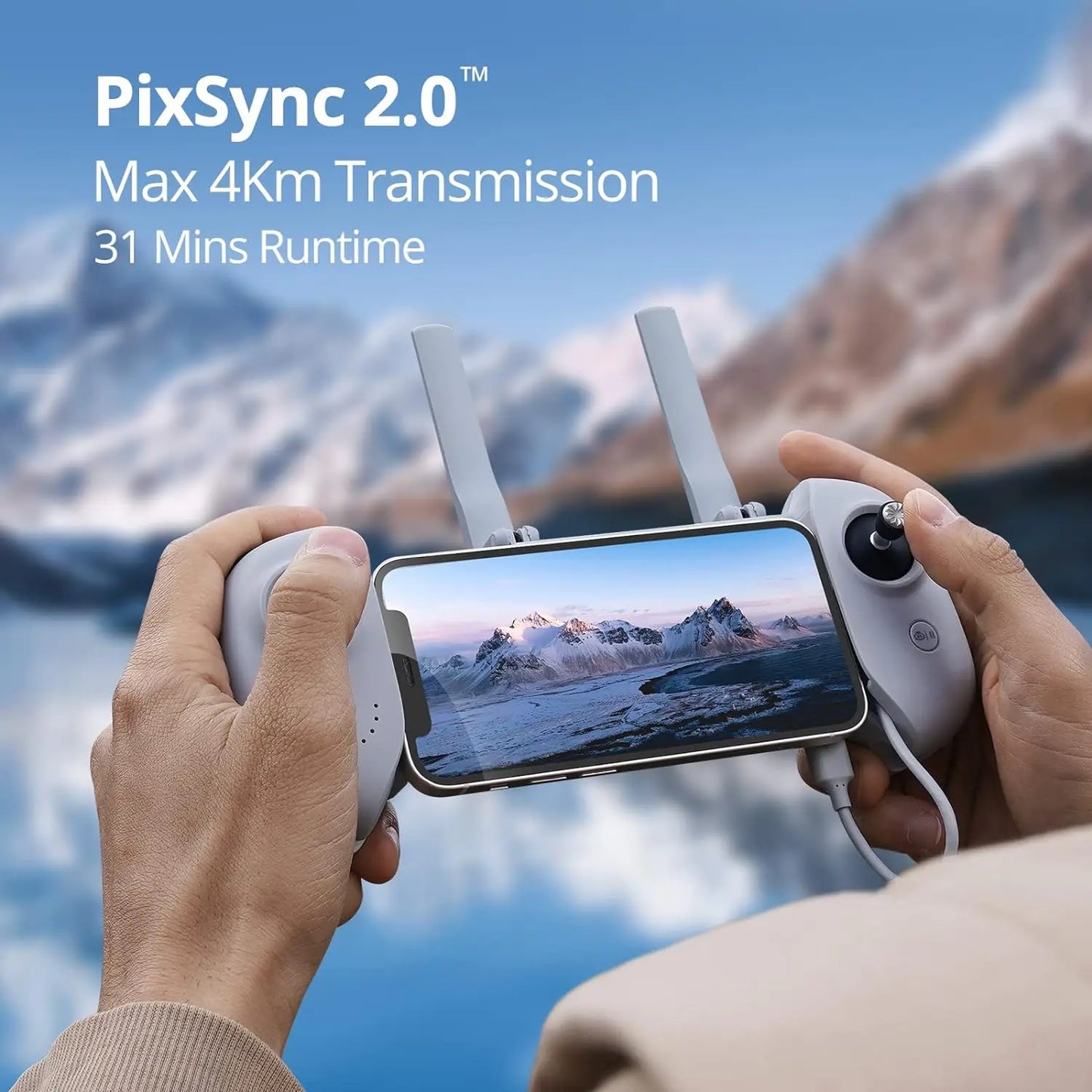 Potensic Drone GPS Auto Return 4K EIS Single Axis Gimbal