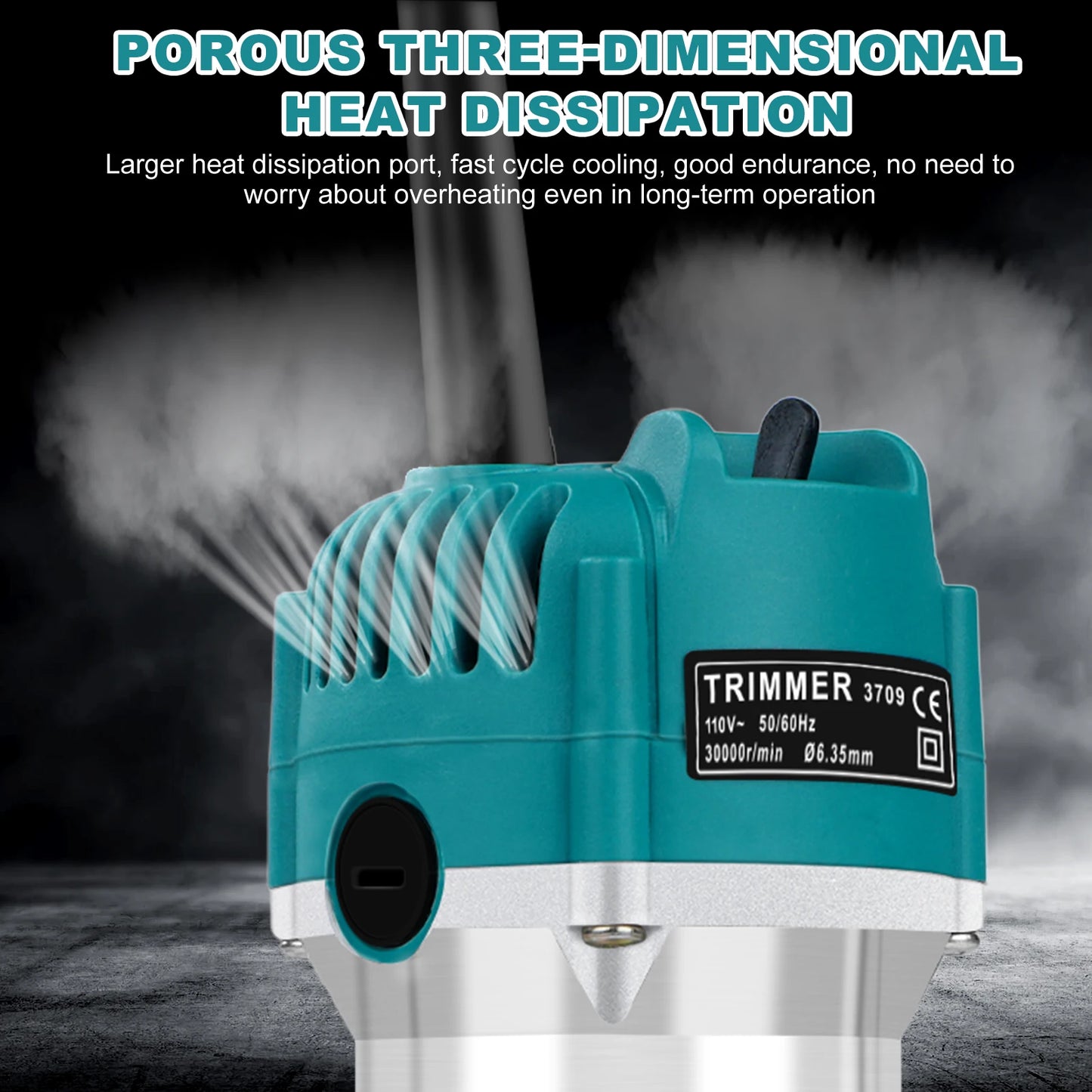 Hign-concerned Electric Trimmer Wood Router Engraving Milling Machine US 110V