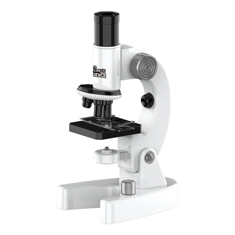 ALLOYSEED Biological Microscope With Slides Set For School Lab Homeschool