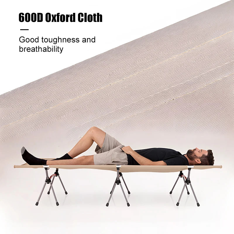 West Tune Camping Cot With Leg Extenders Ultralight Folding Bed