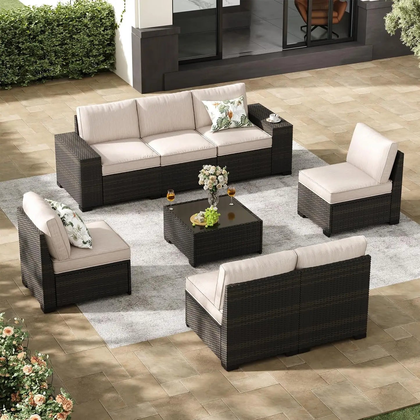 Guohe All Weather Outdoor Wicker Patio Furniture Set