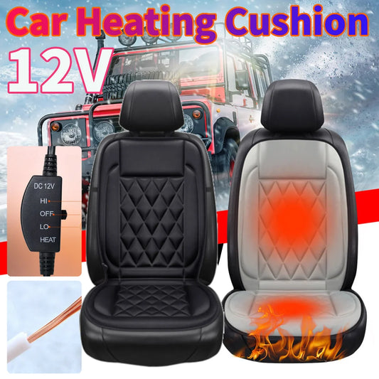 Shunmaii Car Heated Seat Cover 12V Heating Electric Cushion