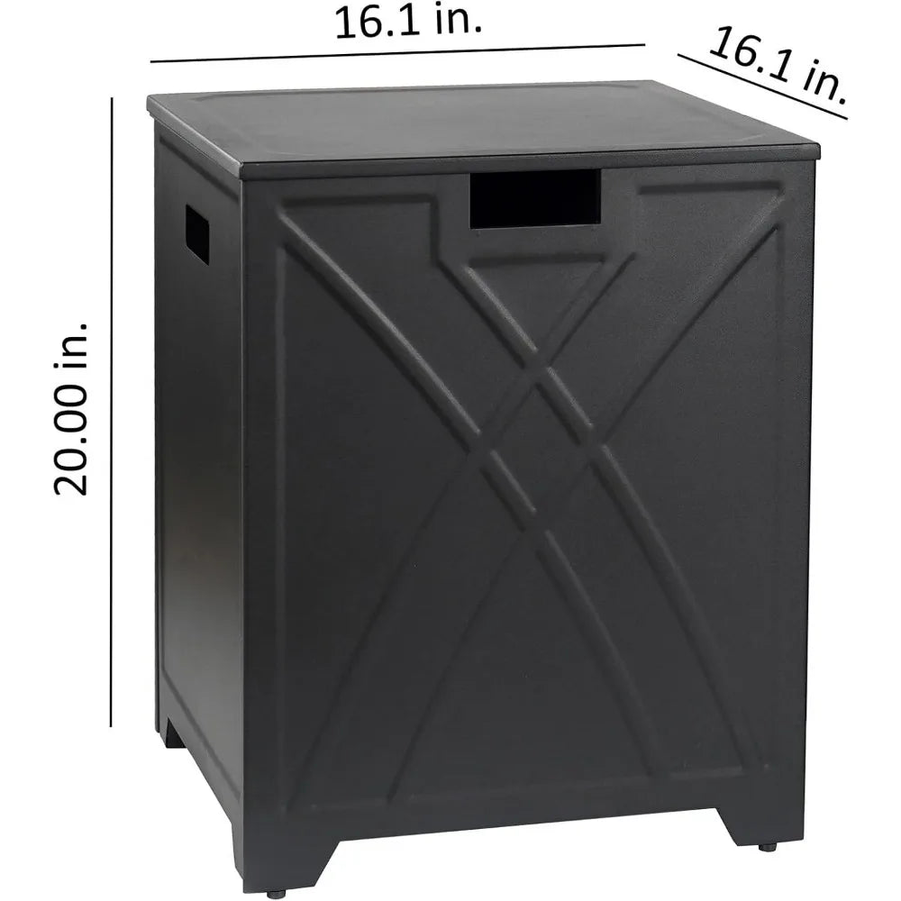 Propane Tank Cover Hideaway Storage Table For 20 Lb Tanks