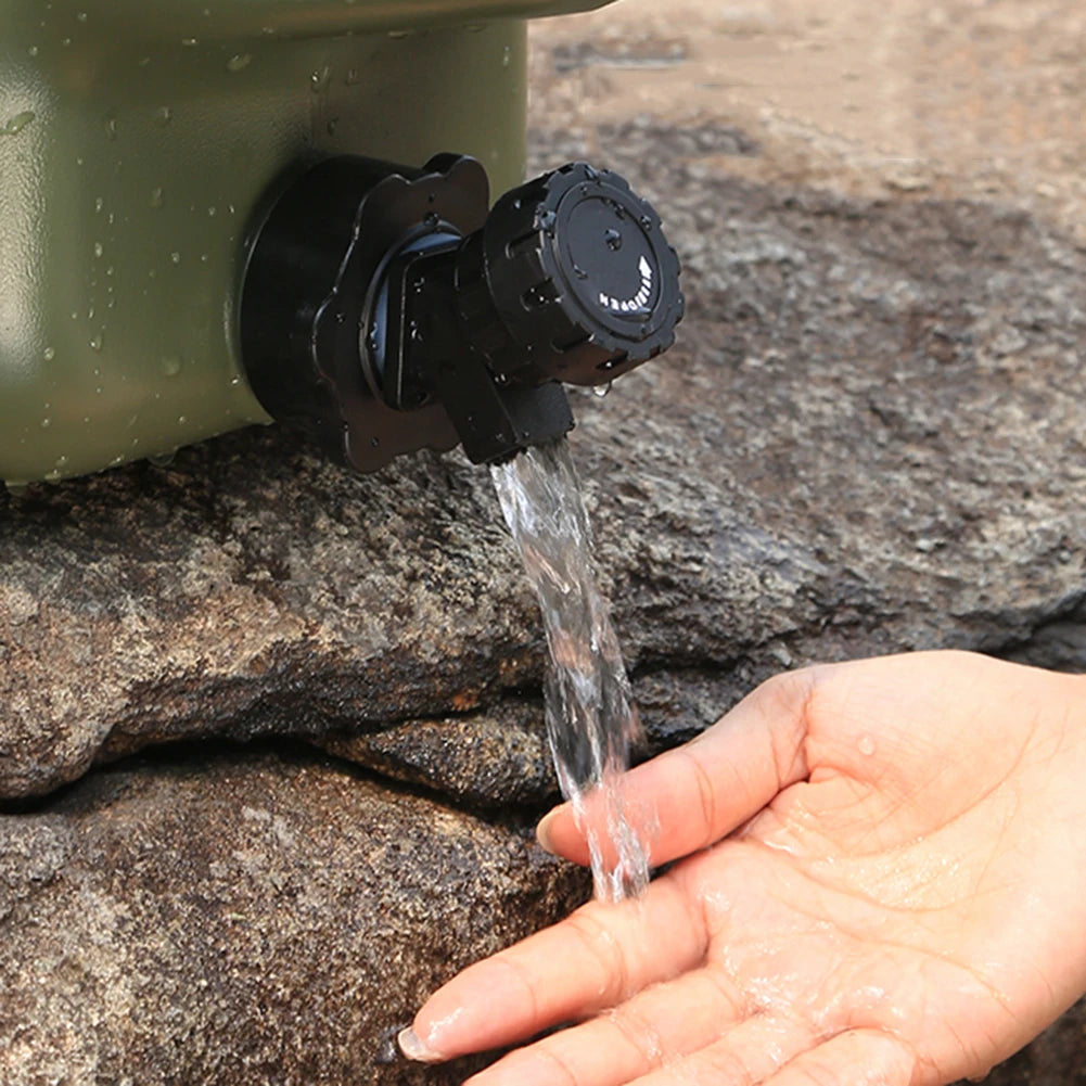 Outdoor Water Tank With Faucet Camping Bin No Leakage