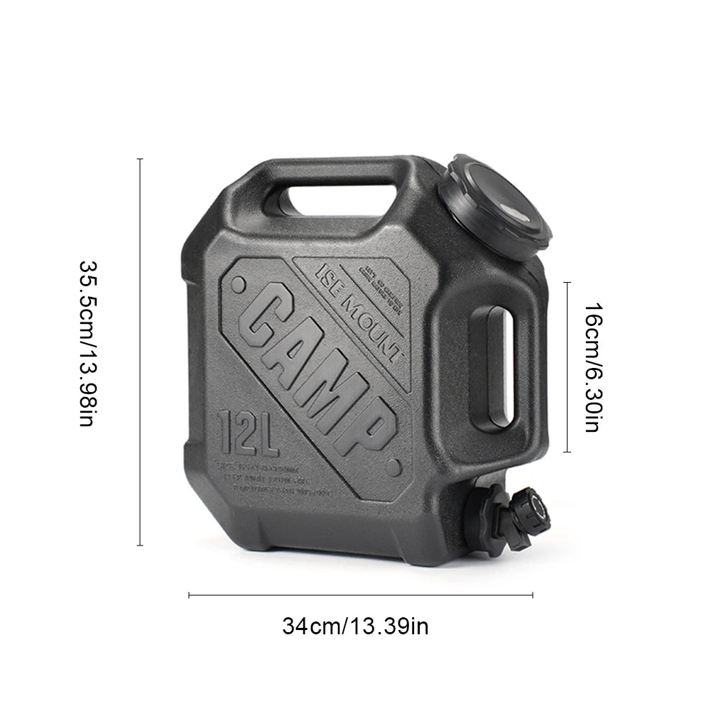 Outdoor Water Tank With Faucet Camping Bin No Leakage