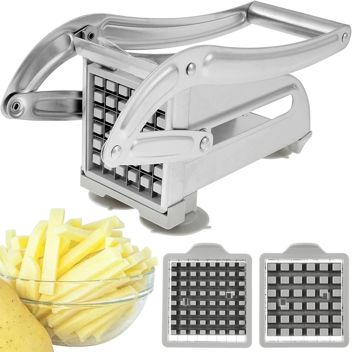 Stainless Steel French Fries Cutter Slicer 36 Hole Blade