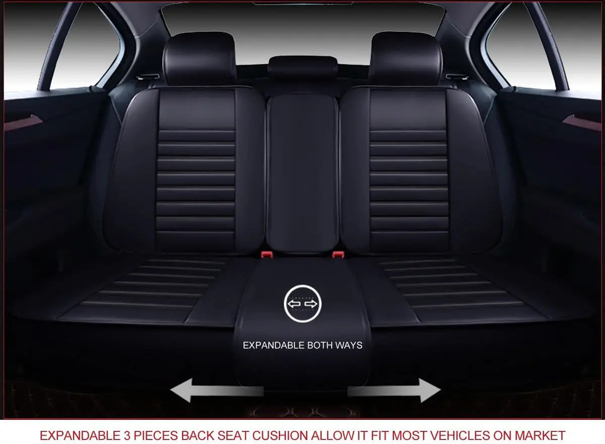 High Concerned Car Seat Covers Premium Waterproof Faux Leather Universal