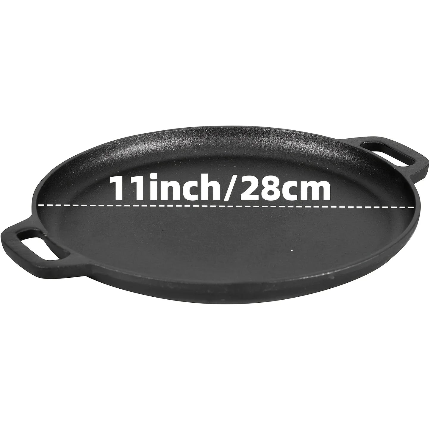AEDG Cast Iron Skillet Set Nonstick For Oven Grill Campfire