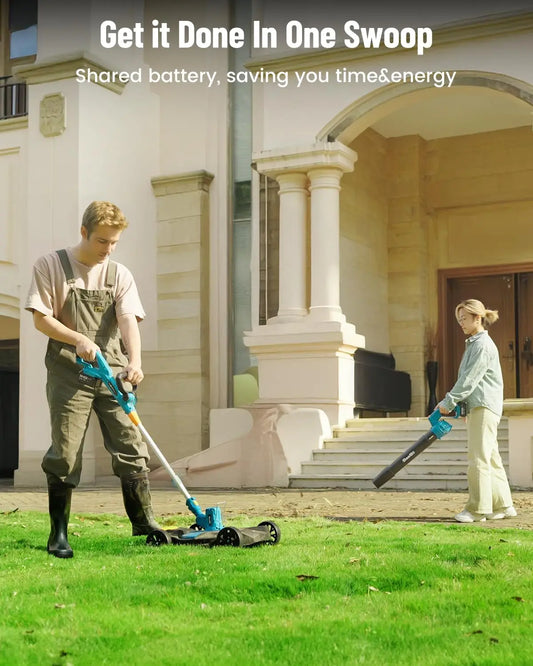 SeeSii 3 in 1 Cordless String Trimmer Leaf Blower Combo