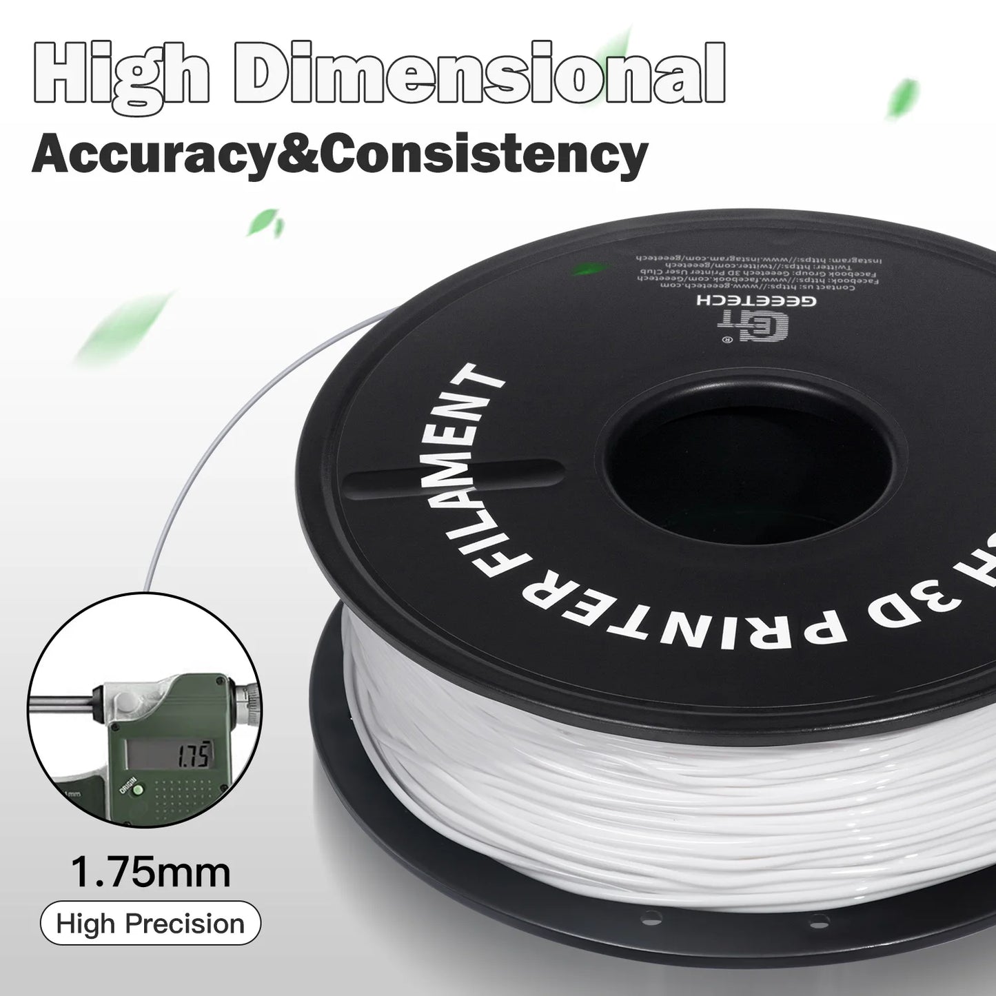 GEEETECH TPU Filament Flexible Material for 3D Printers