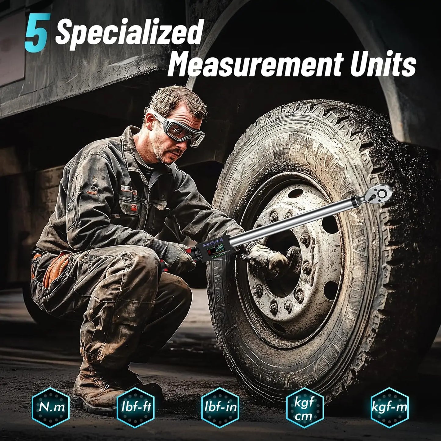 SeeSii Digital Torque Wrench With 2 Percent Accuracy 340 Nm