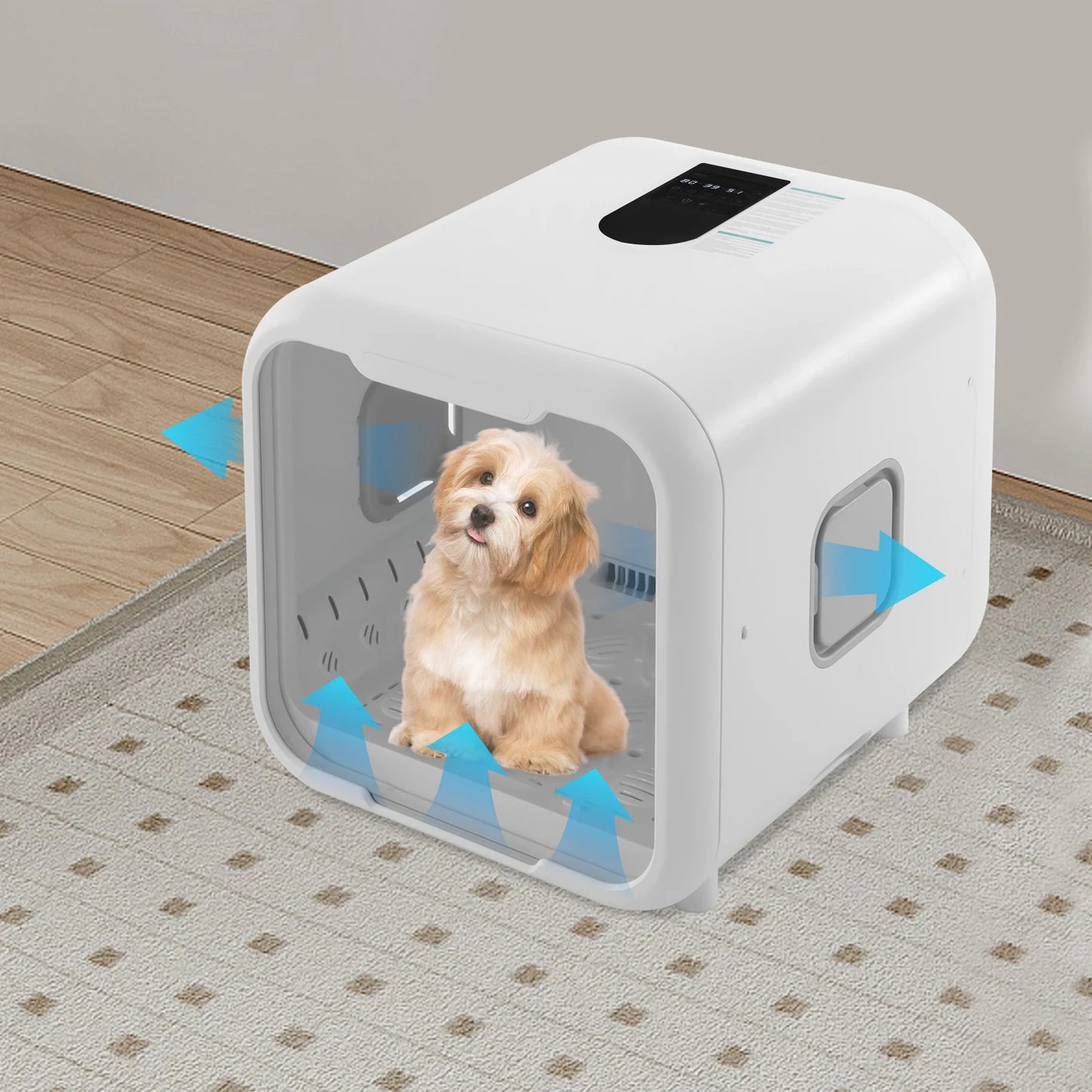 800W Pet Dryer Box For Professional Cat Grooming And Sanitizing