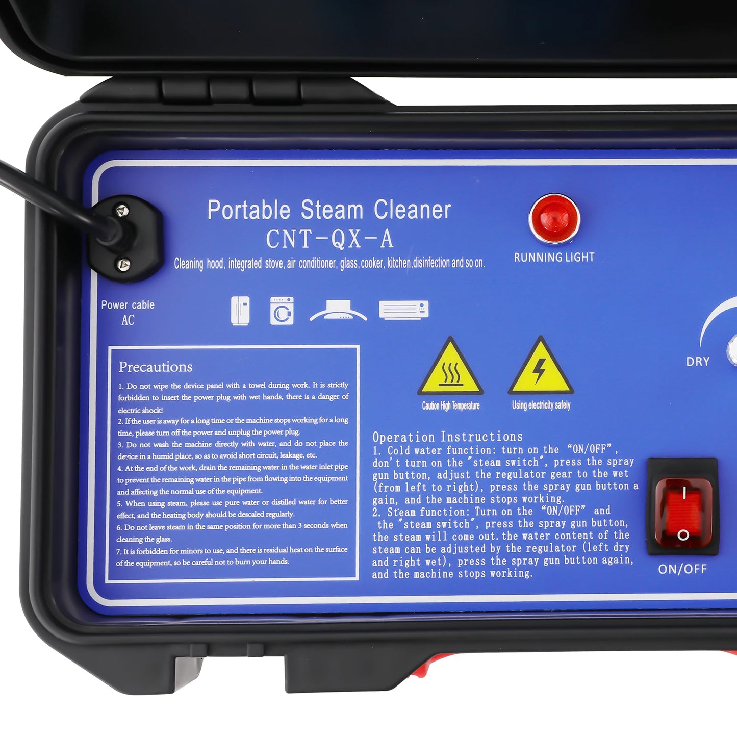TOOL1SHOooDIY Portable High Pressure Steam Cleaner 5 Bar 3KW