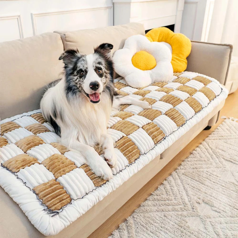 PETRAVELCN Car Seat Dog Bed Mat Warm Anti Slip Washable