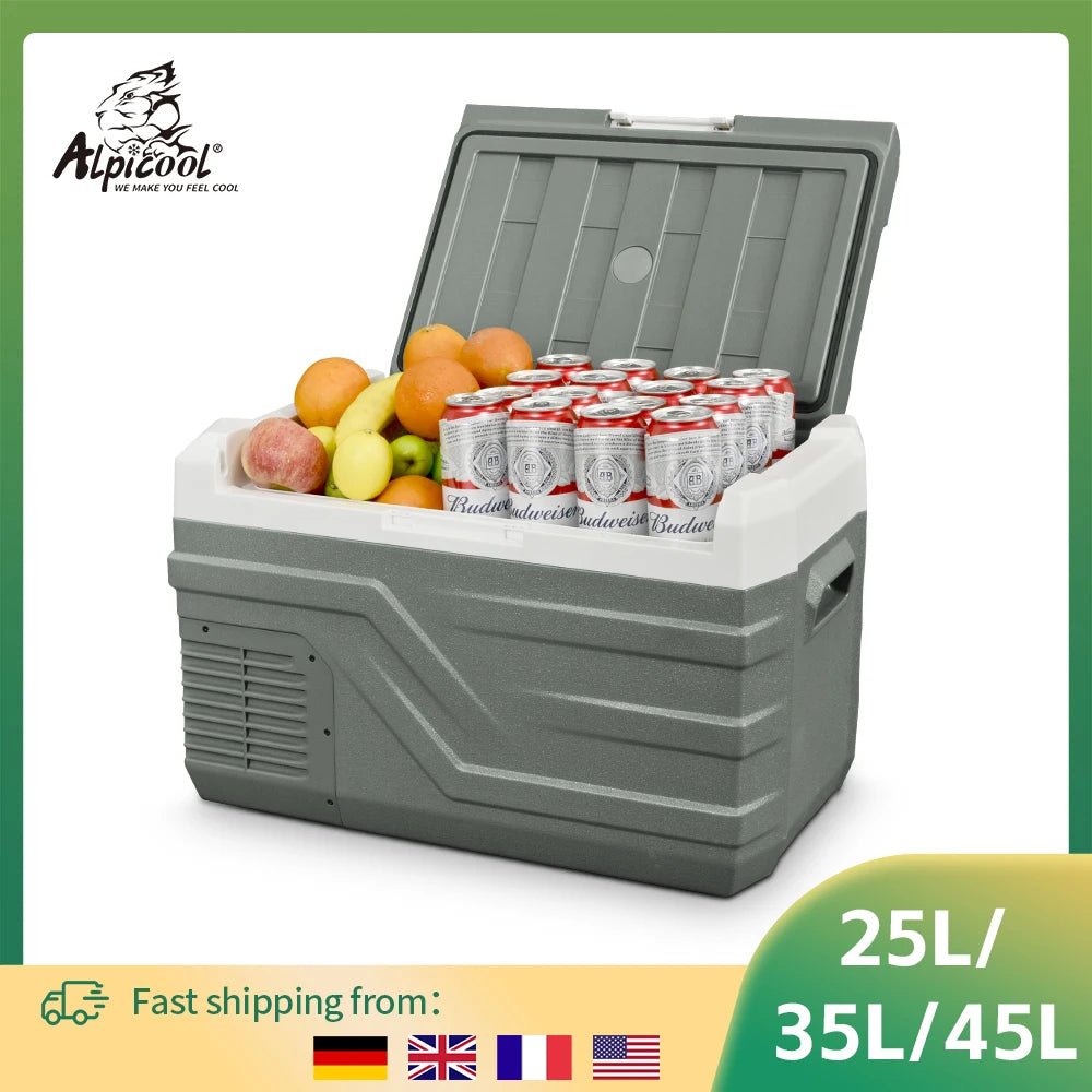 Alpicool NL Car Refrigerator 12V 24V Compressor Fridge Freezer Travel