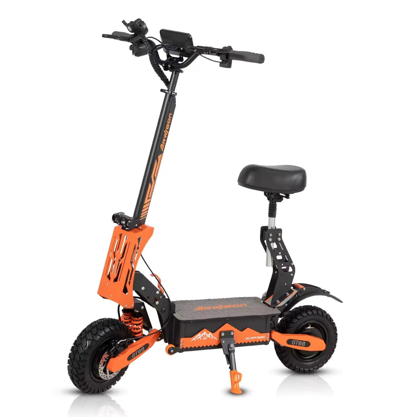 Arwibon 5600W Dual Motor Folding Electric Scooter With Seat