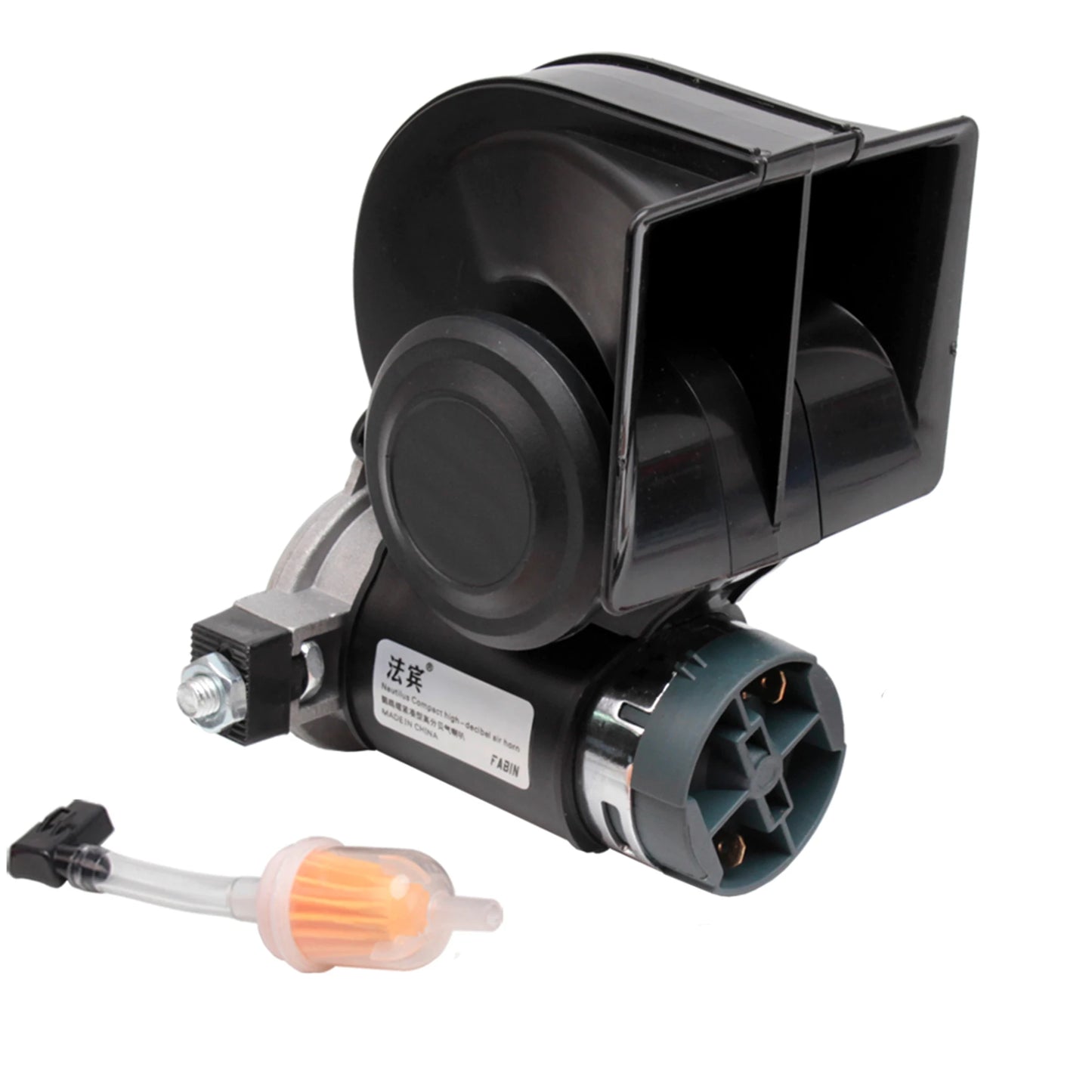 FARBIN Snail Air Horn With Compressor 12V 150dB Dual Tone