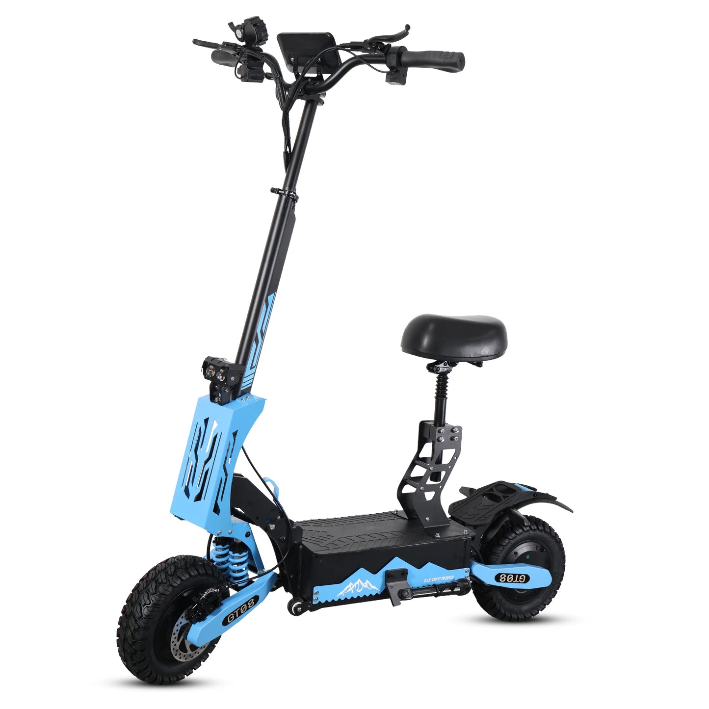 Arwibon 5600W Dual Motor Folding Electric Scooter With Seat