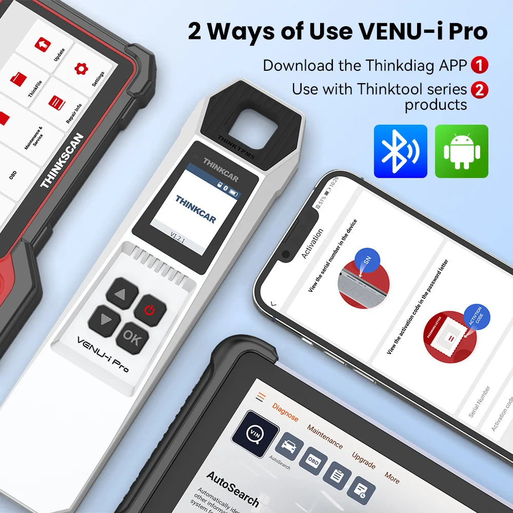 THINKCAR VENU IPRO TPMS Tool 315MHz 433MHz for 689BT