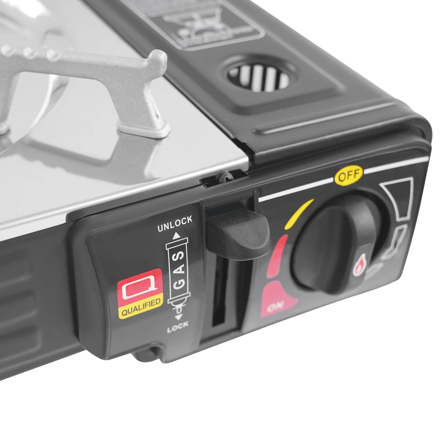 Camping Gas Stove With Grill Pan And Butane Regulator