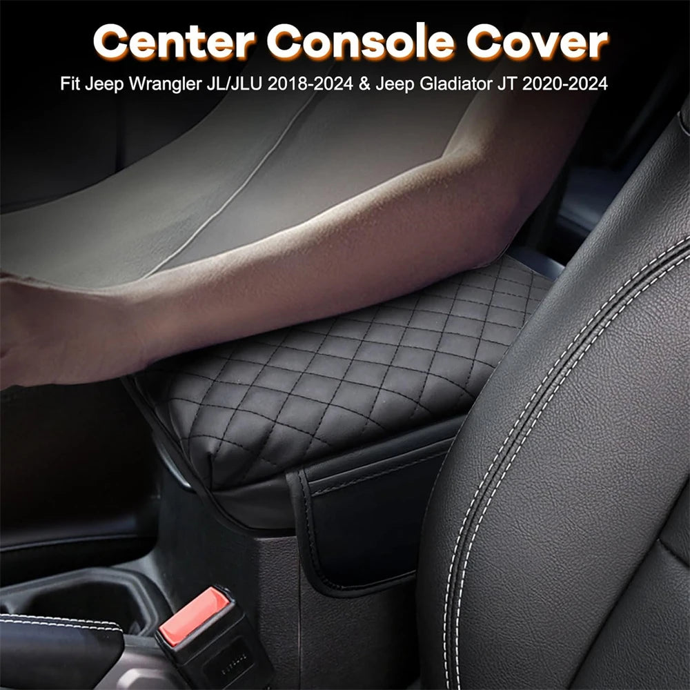 High-concerned Chemical Center Console Armrest Cover For Wrangler JL